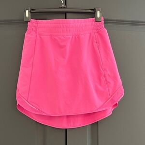 Lululemon Sonic Pink Hotty Hot Skirt